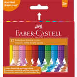 FABER-CASTELL radierbare Kreiden JUMBO, 12er Kartonetui