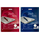 LANDR collegeblock "2in1", din A4, zwei Lineaturen, 80 Bl.