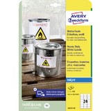 AVERY zweckform Folien-Etiketten, wetterfest, 63,5 x 33,9 mm