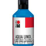 Marabu Aqua-Linoldruckfarbe, mittelblau, 250 ml