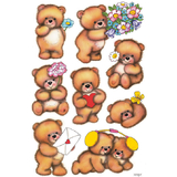 HERMA sticker DECOR "Bären mit Blumen"