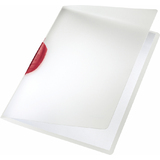 LEITZ klemmhefter ColorClip, din A4, PP, roter Clip