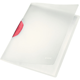 LEITZ klemmhefter ColorClip Magic, din A4, PP, rot-
