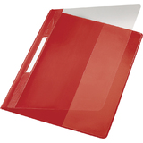 LEITZ schnellhefter Exquisit, din A4 berbreite, PVC, rot