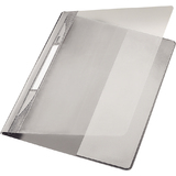 LEITZ schnellhefter Exquisit, din A4 Überbreite, PVC, grau