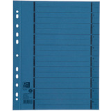 Oxford Trennbltter mit Perforation, din A4 berbreite, blau