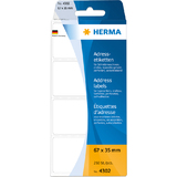 HERMA Adress-Etiketten, 67 x 35 mm, leporello gefalzt, wei