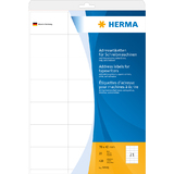 HERMA Adress-Etiketten, 70 x 42 mm, ecken spitz, wei