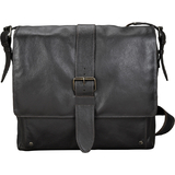 PRIDE&SOUL Umhngetasche "NEO", aus Leder, dunkelbraun