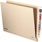 LEITZ einstellmappe OrgacolorPlus, A4, mit Tab, chamois