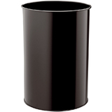 DURABLE papierkorb METALL, rund, 30 Liter, schwarz