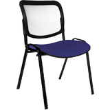 Topstar besucherstuhl "Net point Visit schwarz", royalblau
