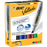 BIC whiteboard-marker Velleda 1781, Keilspitze, 4er Etui
