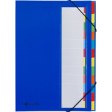 PAGNA ordnungsmappe DESKORGANIZER Color, 12 Fcher, blau