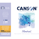 CANSON aquarellblock "Montval", rundum geleimt, 190 x 240 mm