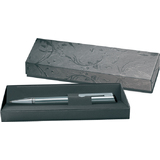 Heri stempel-kugelschreiber 6221, silber / schwarz