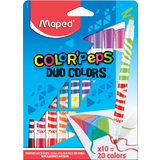 Maped doppel-fasermaler DUO COLOR'PEPS, 10er Kartonetui