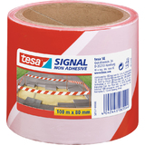 tesa signal Absperrband, nicht klebend, rot / wei