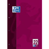 Oxford Arbeitsblock, din A4, 50 Blatt, kariert 5 mm