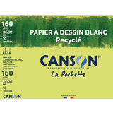 CANSON zeichenpapier Recycling, wei, 240 x 320 mm, 160 g/qm