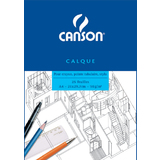 CANSON Transparentpapierblock, din A4, 90/95 g/qm, 25 Blatt