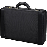 Alassio Attach-Koffer "MODICA", Lederimitat/Nylon, schwarz