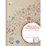 LANDRÉ collegeblock "Recycling" din A4, kariert, 80 Blatt