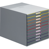 DURABLE schubladenbox VARICOLOR 10, mit 10 Schubladen