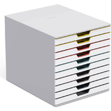DURABLE schubladenbox VARICOLOR mix 10, mit Schubladen