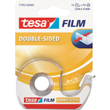 tesa Film, doppelseitig, 12 mm x 7,5 m + Einwegabroller