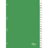 DURABLE Kunststoff-Register, PP, Strke: 0,12 mm, 20-teilig