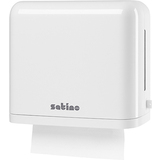 satino by wepa falthandtuch-spender klein, weiß