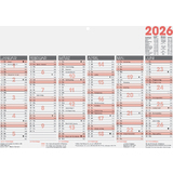 Glocken tischkalender "Tafelkalender", 2026, din A4 quer