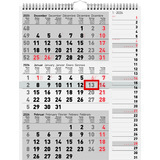 rido id wandkalender 3-Monatskalender kombi Planer 3, 2026