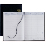 Brepols buchkalender "OMEGA 30" 2026, 210 x 290 mm, schwarz