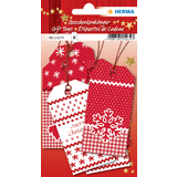 HERMA Weihnachts-Geschenkanhänger "White Christmas"