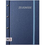 ROTH zeugnismappe Metallium mit Buchschrauben, blau