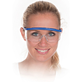 HYGOSTAR allzweck-schutzbrille BLAU, Scheibentönung: klar