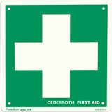 CEDERROTH hinweisschild "Rettungszeichen", nachleuchtend