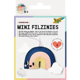 folia mini Filz-Nhset "Filzinies", 15-teilig, Regenbogen