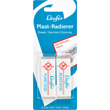 Lufer kunststoff-radierer PLAST-0120, 2er Blisterkarte