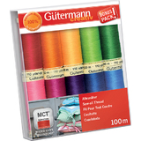 Gütermann Nähfaden-Set "Starke Farben", 10 Spulen