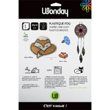 Wonday Schrumpfplastik, (B)200 x (H)300 mm, weiß, 3 Blatt