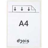 djois by tarifold sichtmappe mit eckverschluss KANG, din A4