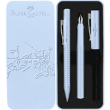 FABER-CASTELL Schreibgeräte-Set grip 2010 Harmony, hellblau
