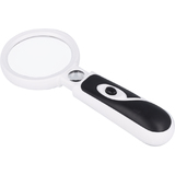 FIRST aid ONLY lupe mit LED-Licht, rund, schwarz/wei