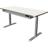 kerkmann sitz-steh-schreibtisch Move 4 Premium, weiß