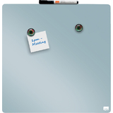 nobo Weißwandtafel, quadratisch, (B)360 x (H)360 mm, grau