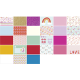 folia bastelblock "Glitter Everywhere", 240 x 340 mm