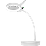 LogiLink LED-Lupenleuchte, mit 2 Linsen, weiß, dimmbar